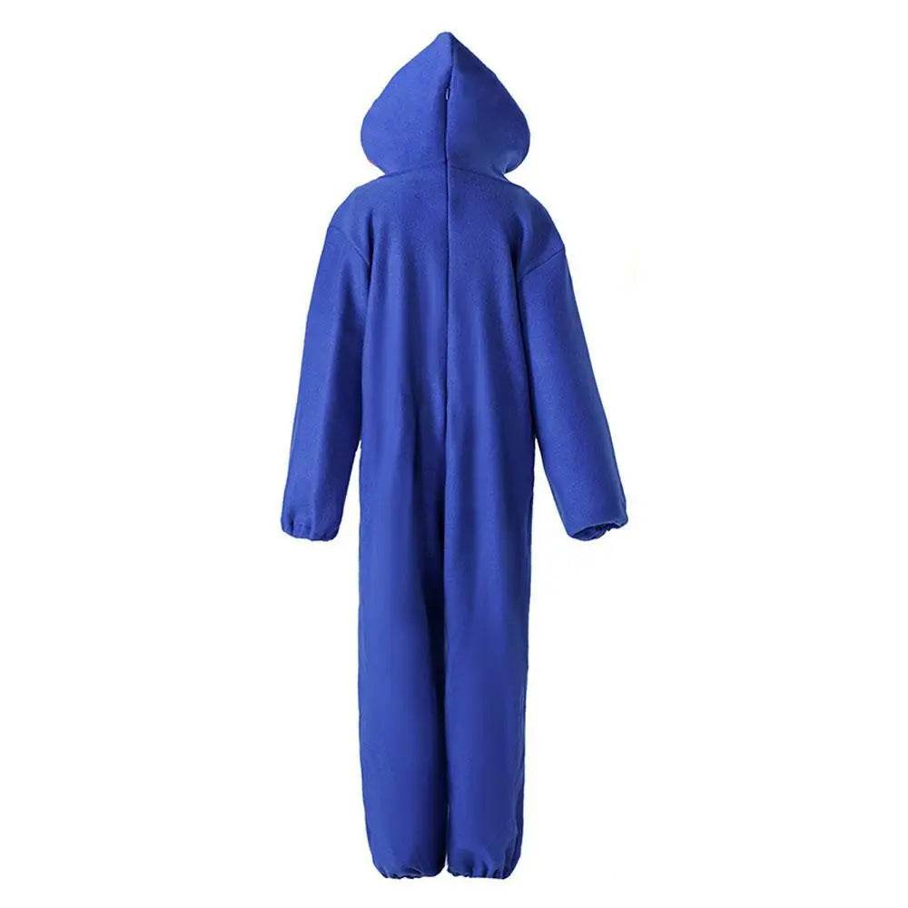 Huggy-Wuggy Cosplay Costume Poppy-Playtime Jumpsuit Onesie Halloween Outfit for Kids Boys Girls - Ecosfun