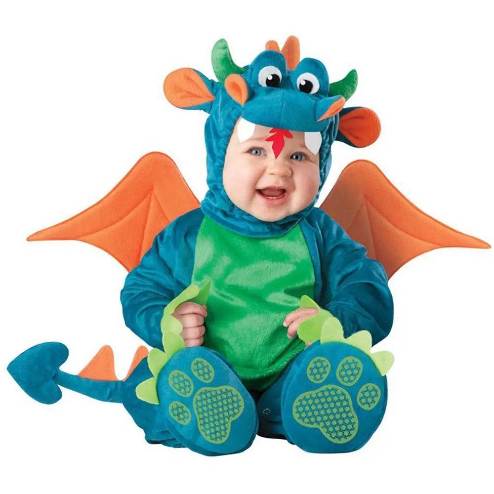 Infant Baby Dinosaur Romper Kigurue Costummi Toddler Anime - Ecosfun