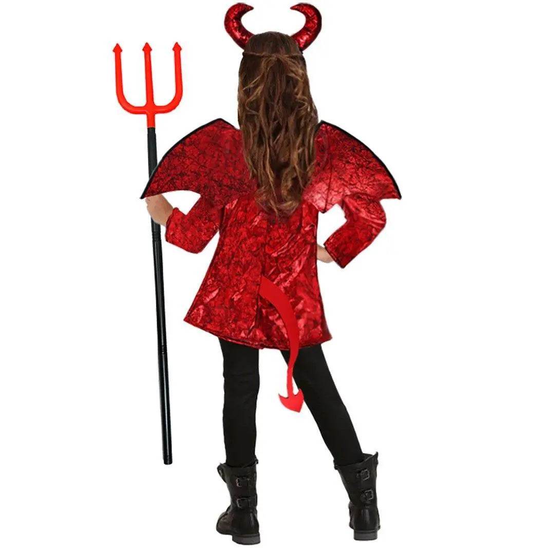 Kid's Punk Style Little Devil Costume Halloween Stage Cosplay - Ecosfun