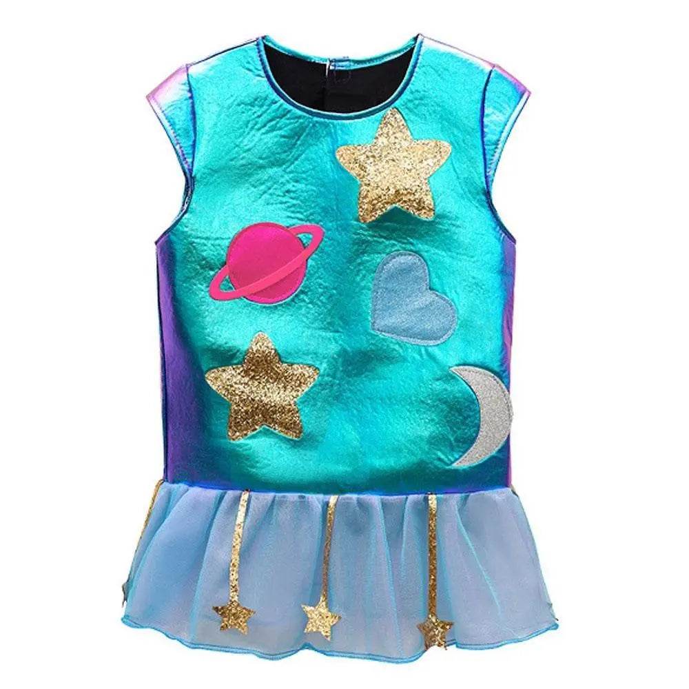 Kids Alien Spaceship Costume for Halloween School Parties and Performances - Ecosfun