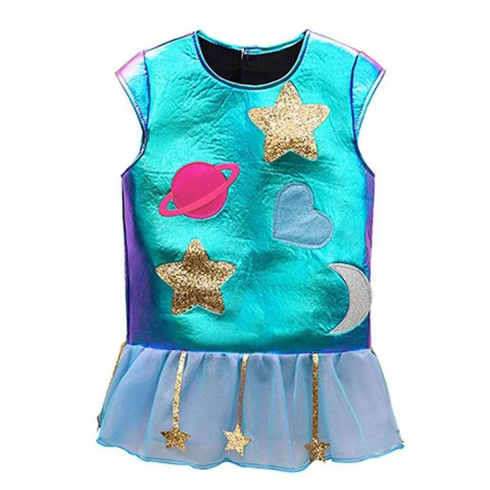 Kids Alien Spaceship Costume for Halloween School Parties and Performances - Ecosfun