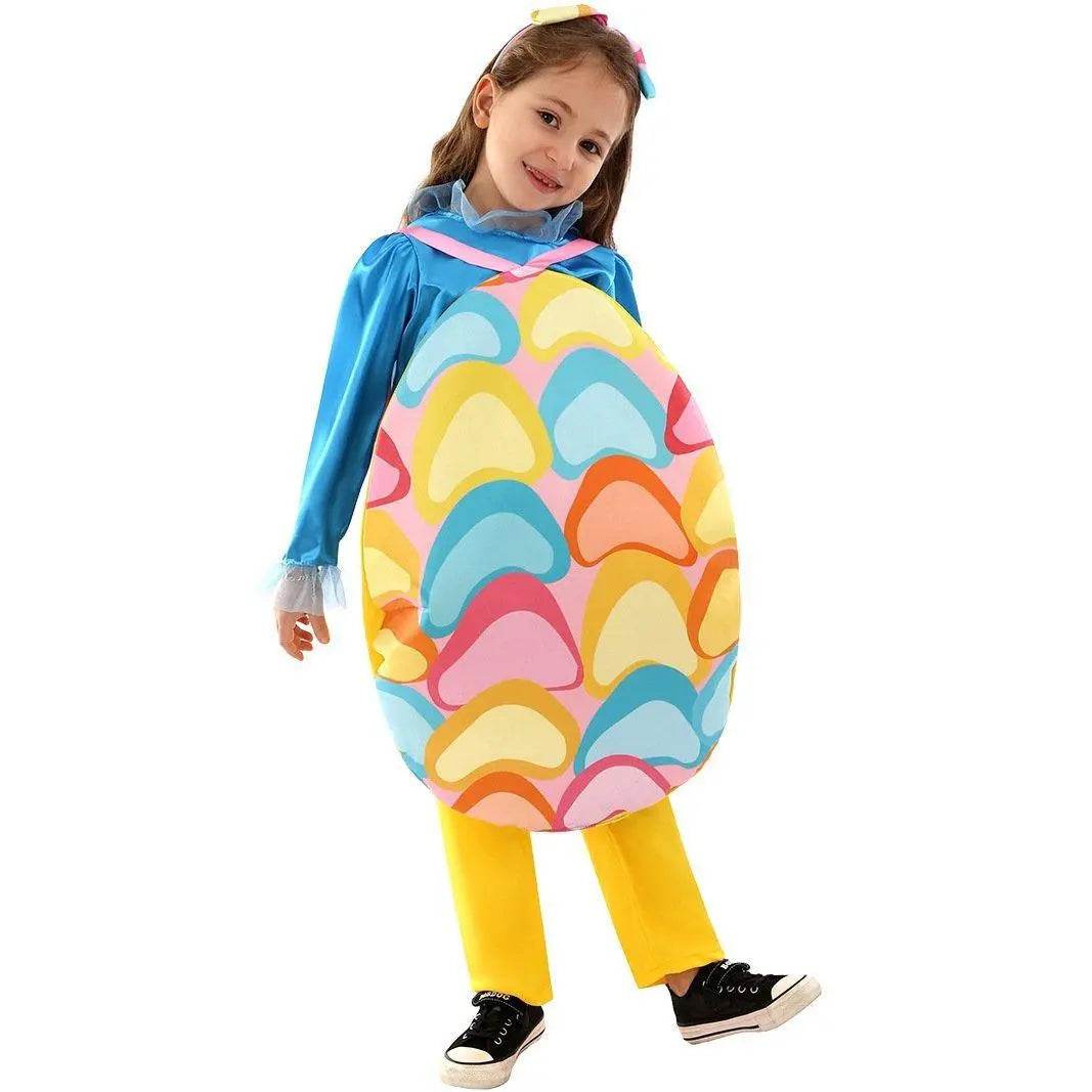 Kids Child Easter eggs Cosplay Halloween Grad Costume - Ecosfun