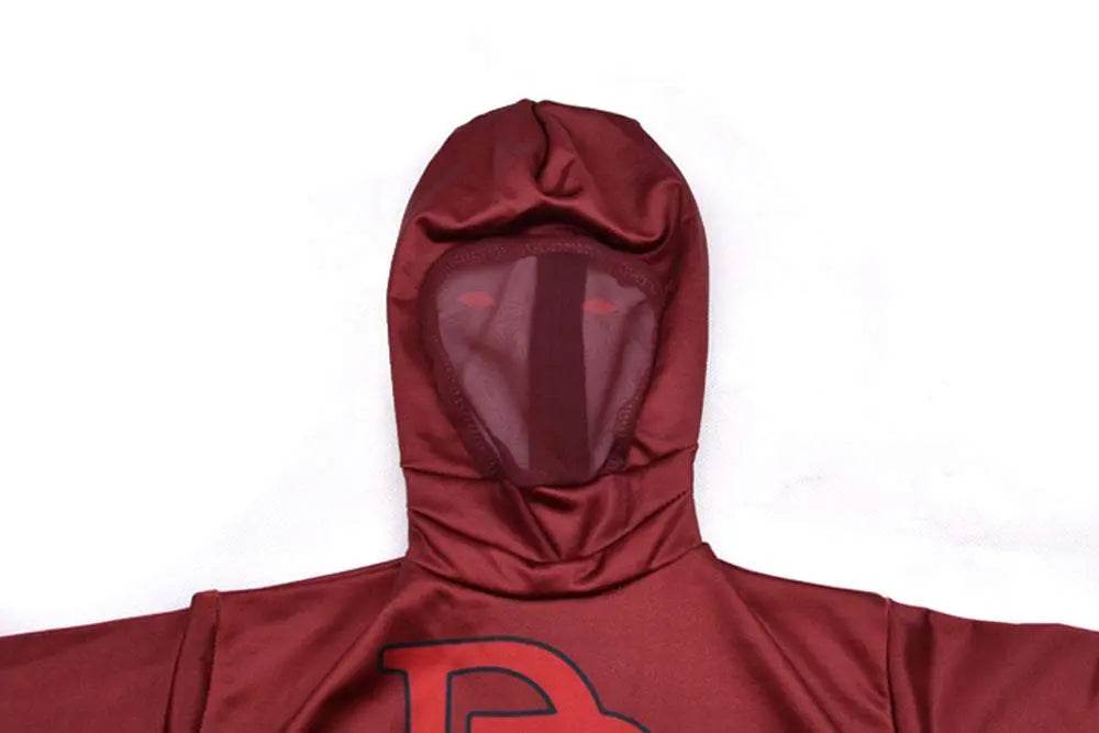 Kids Daredevil Zentai Costume Superhero Cosplay Party Spandex Bodysuit - Ecosfun
