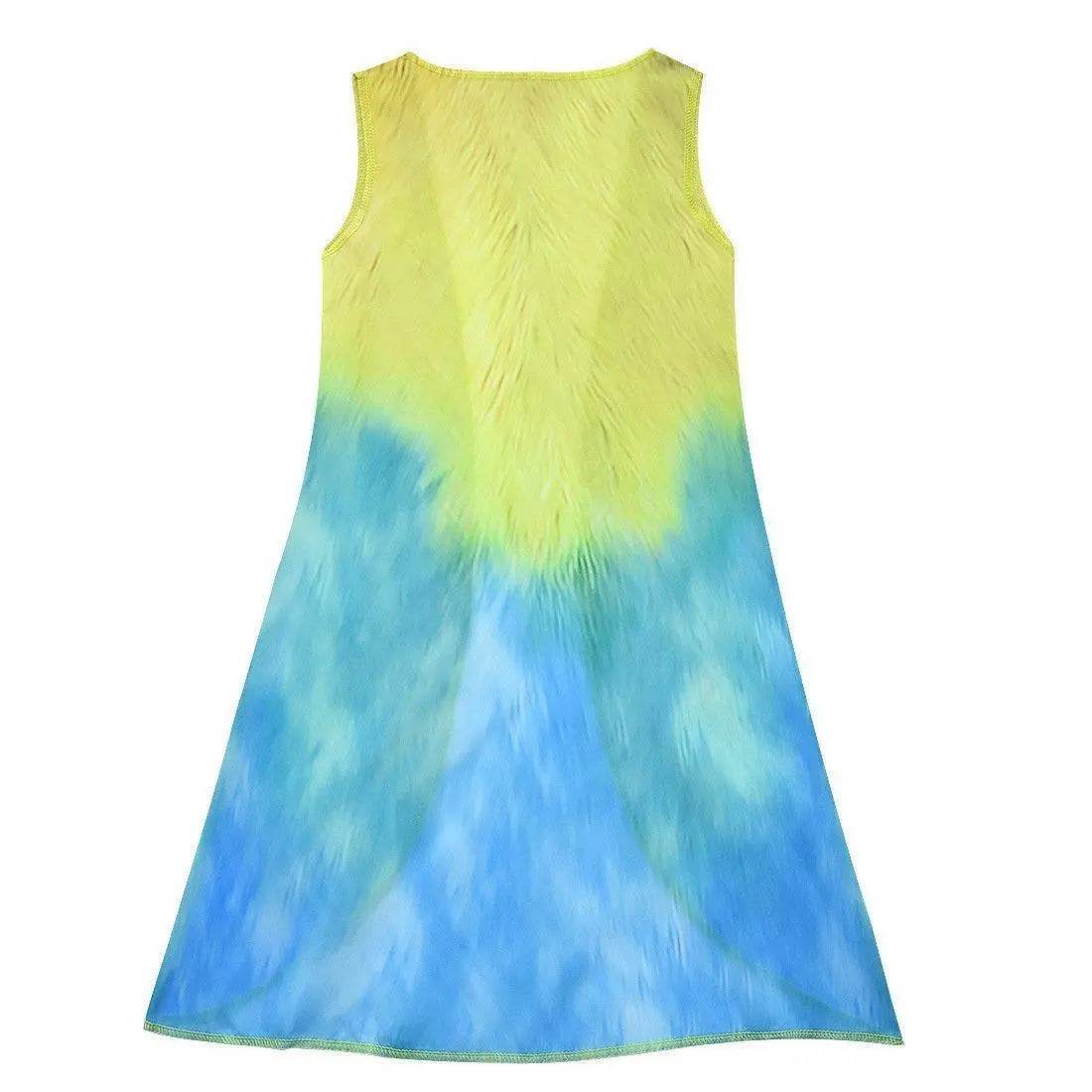 Kids Girl Trolls 2 World Tour Queen Poppy Costume Jumpsuit With Vest Wig - Ecosfun