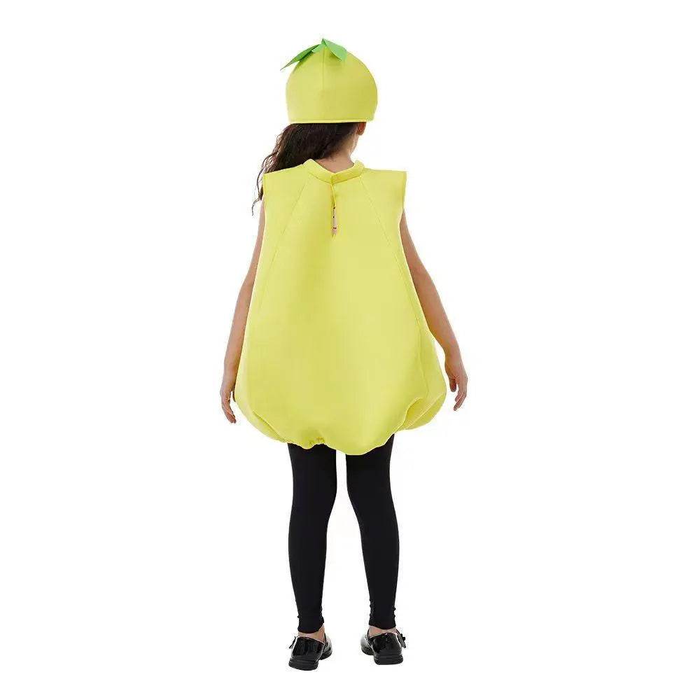 Kids Lemon Baby Fruit Jumpsuit Halloween Cosplay School Party Costumes - Ecosfun