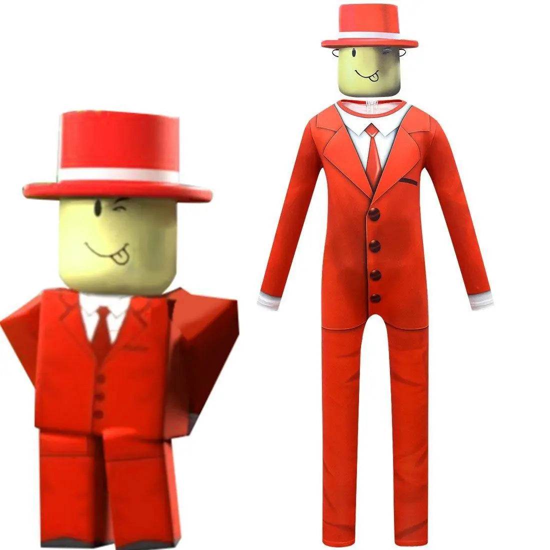 Kids Roblox Pocket Devs Cosplay Costume Zentai Suit Children Jumpsuit Bodysuit Outfits - Ecosfun