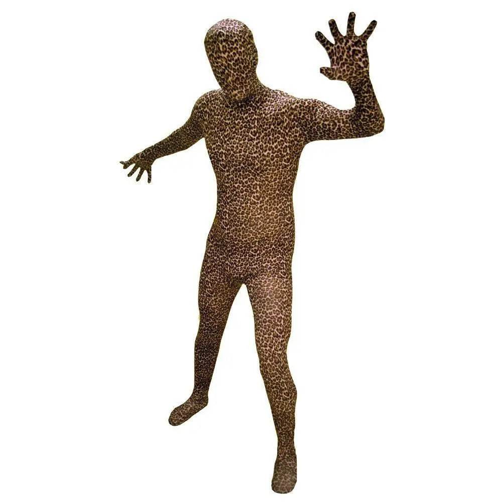 Leopard Print Lycra Spandex Bodysuit Zentai Catsuit Cosplay - Ecosfun