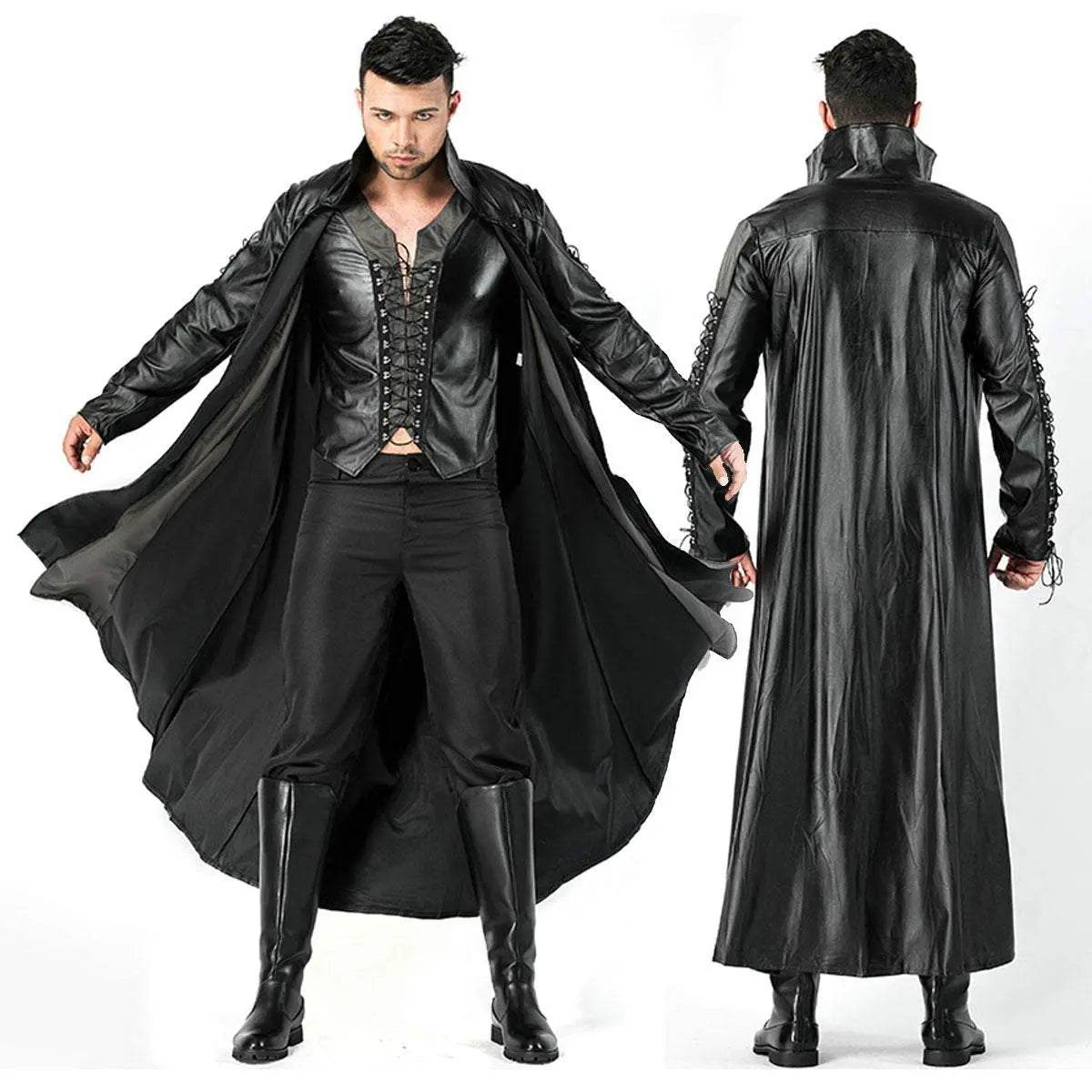 Men Vampire Cosplay Costume for Halloween Party Stage Performance - Ecosfun