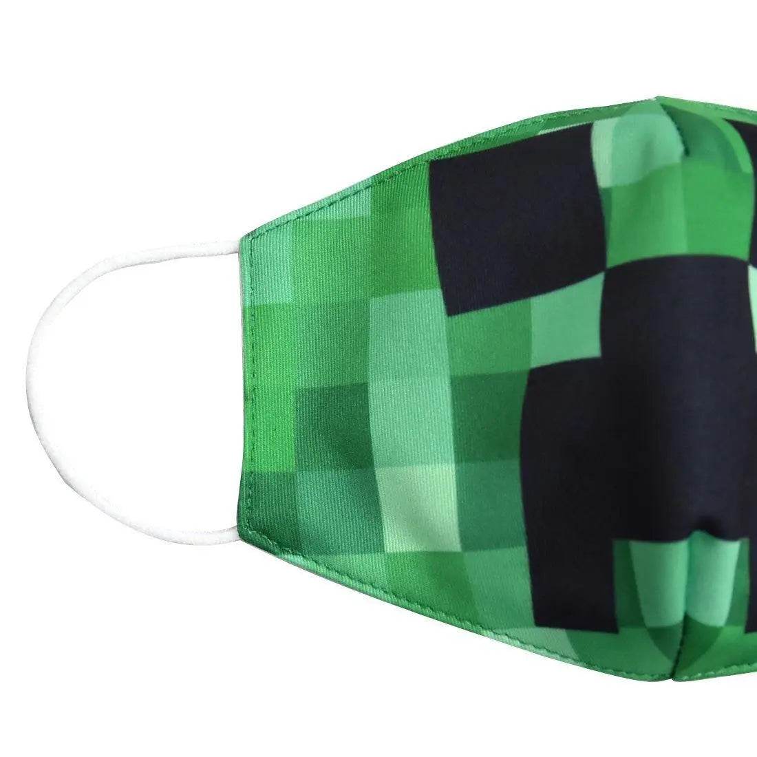 Minecraft Boys Mask Dust Respirator Washable Reusable Masks Kids Face Mouth Muffle Anime Mask - Ecosfun