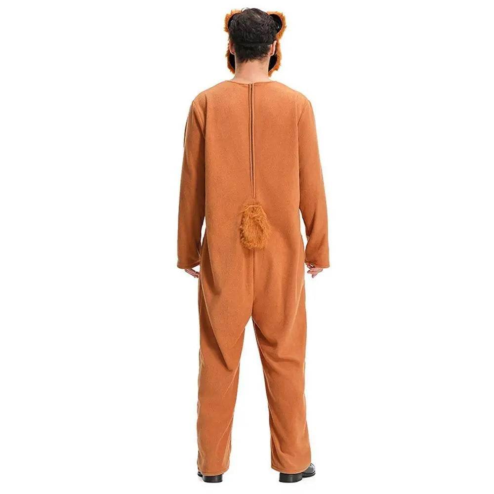 Mr. Smiling Bear Animal Adult Jumpsuit Cosplay Costume Carnival - Ecosfun