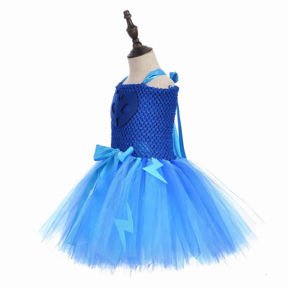 PJ Masks Superhero Cosplay Costumes Halloween Tutu Dress Suits - Ecosfun