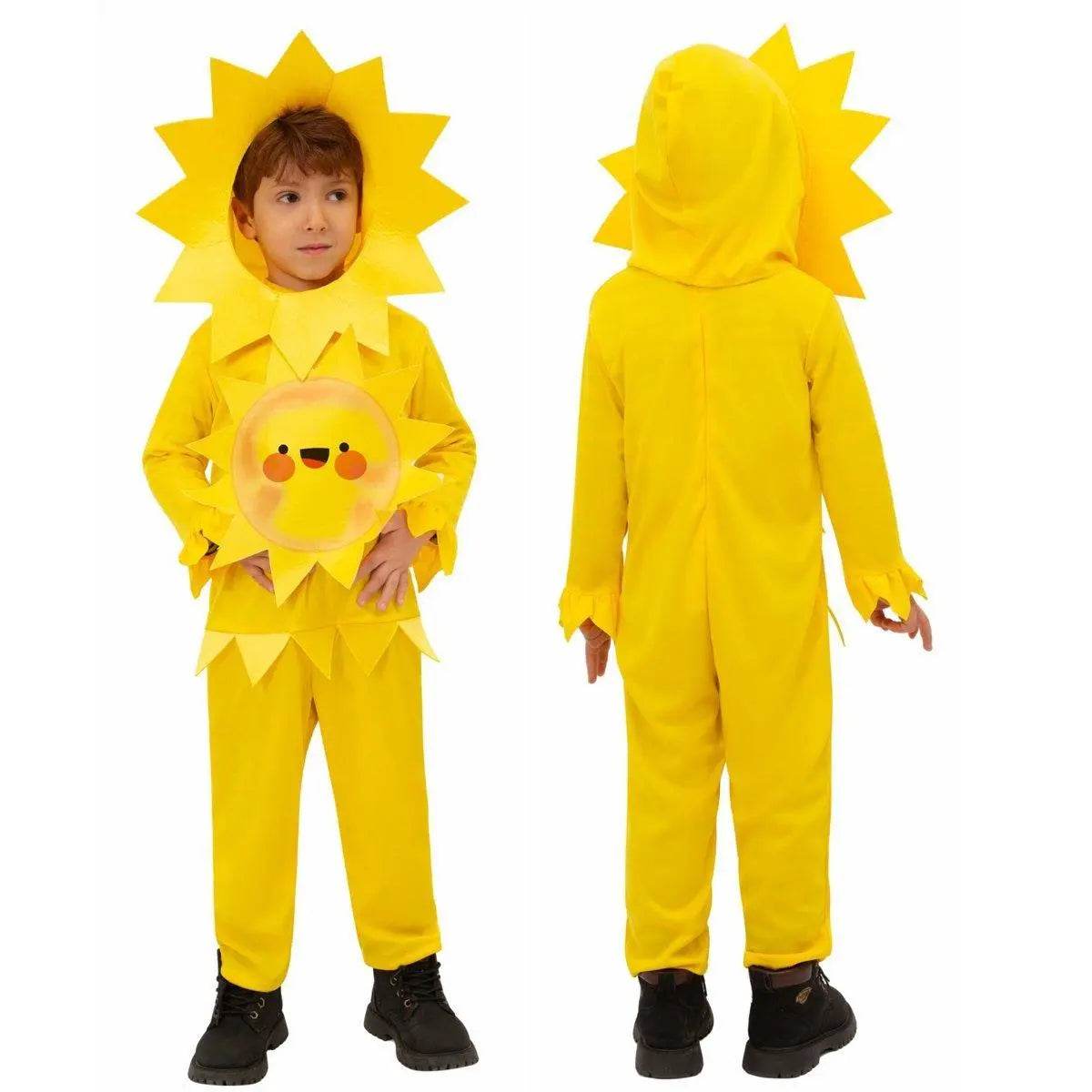 Plant Sunflower Children's Day Kids Stage Party Cosplay Costumes - Ecosfun