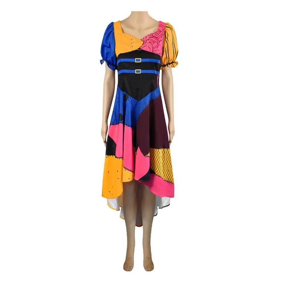 Sally Jack Skellington Finkelstein Costume Dress The Nightmare Before Christmas Halloween - Ecosfun