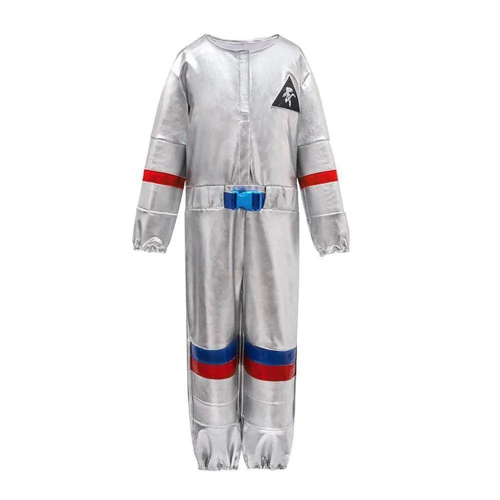Silver Space Suit Costume Astronaut Pilot Cosplay and Performance Outfit - Ecosfun