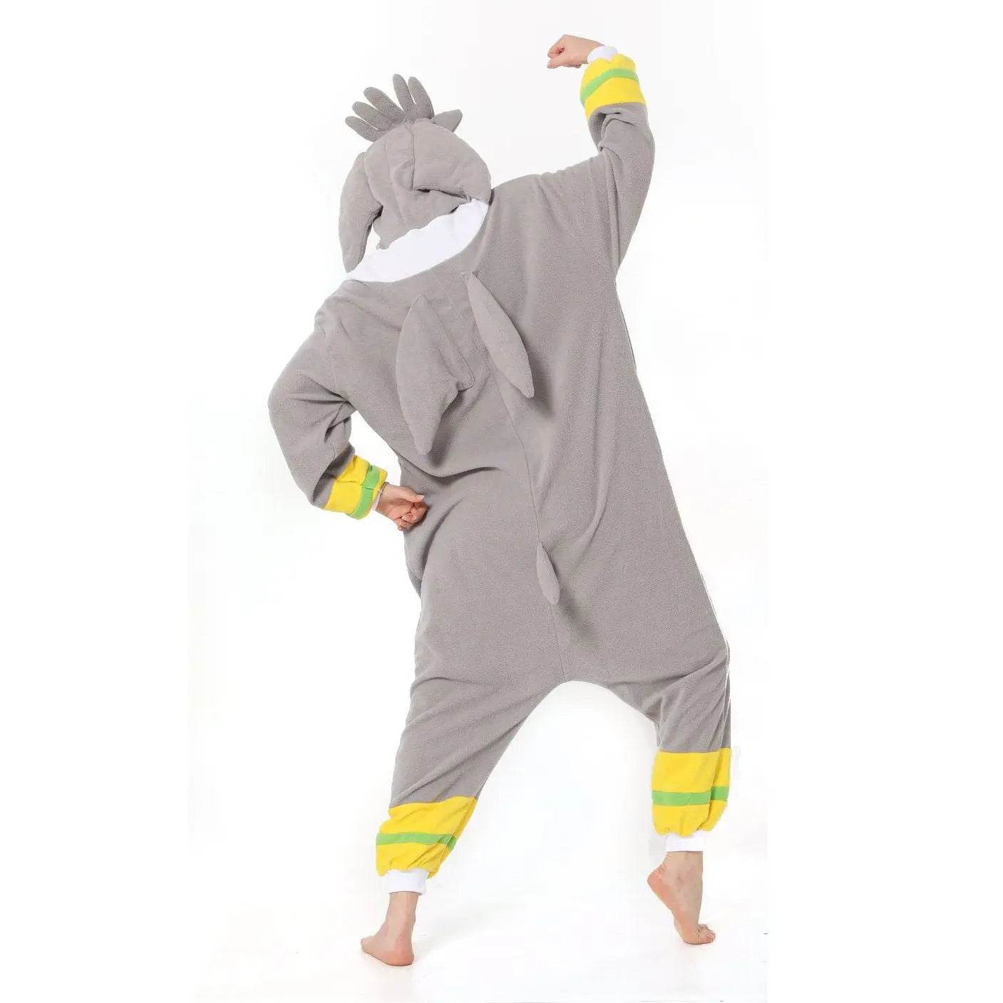 Silver the Hedgehog kigurumi onesies anime pajamas Costume - Ecosfun