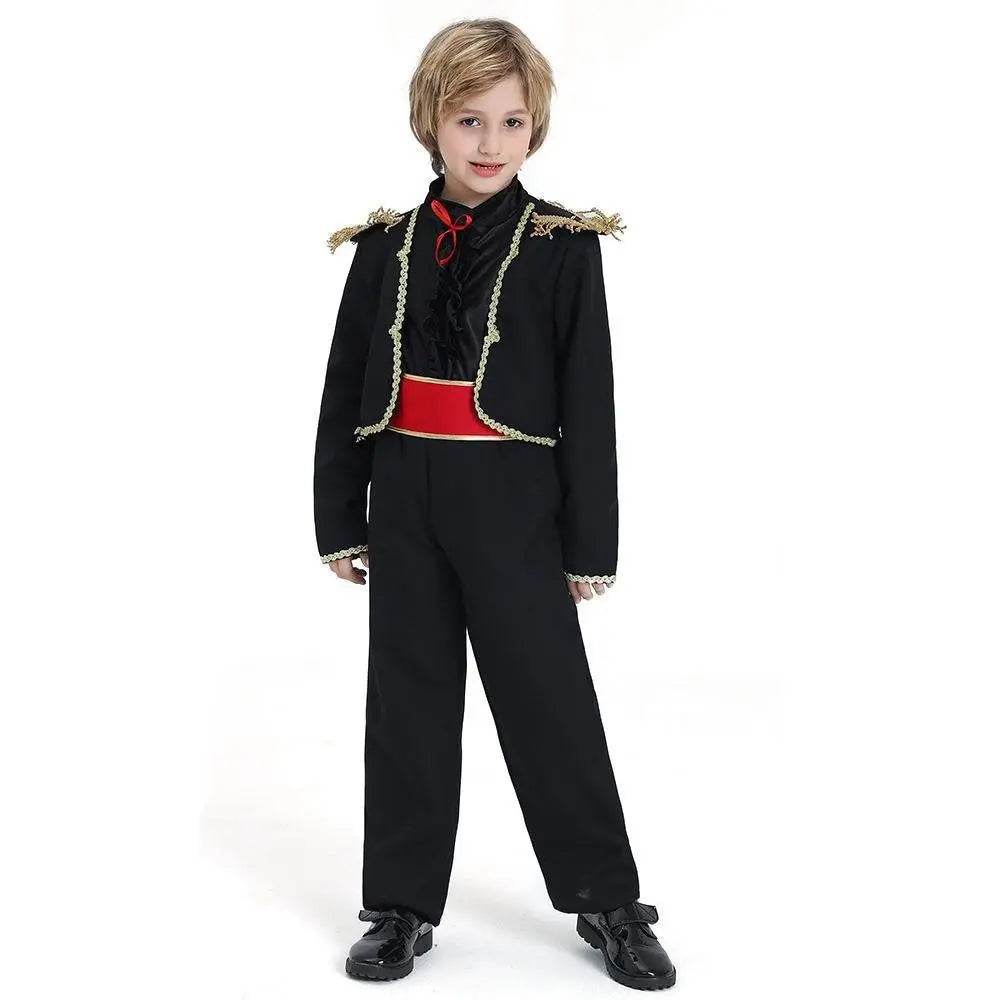 Spanish Matador Flamenco Dance Exotic Kids Cosplay Costume - Ecosfun