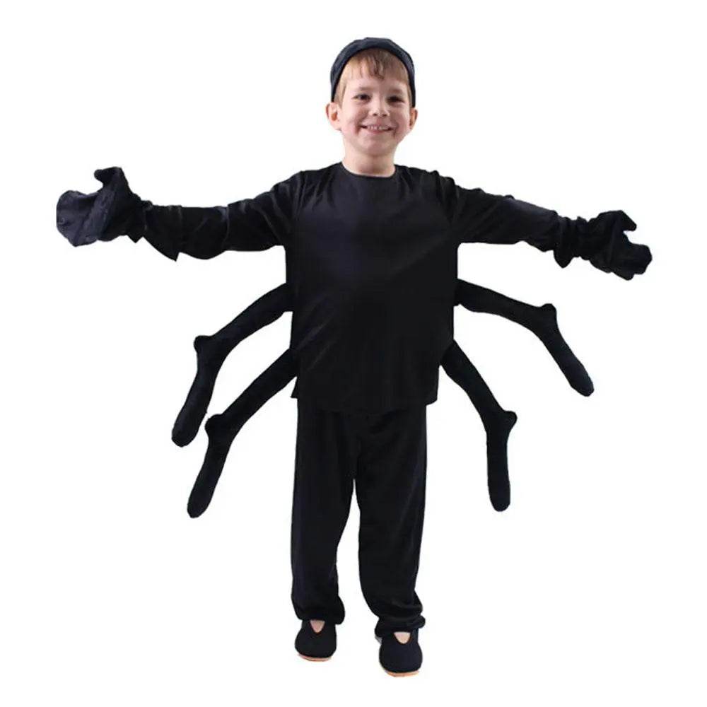 Spider Cosplay Costume Halloween Animal Dress Up Role Play Party Clothing for Kids - Ecosfun