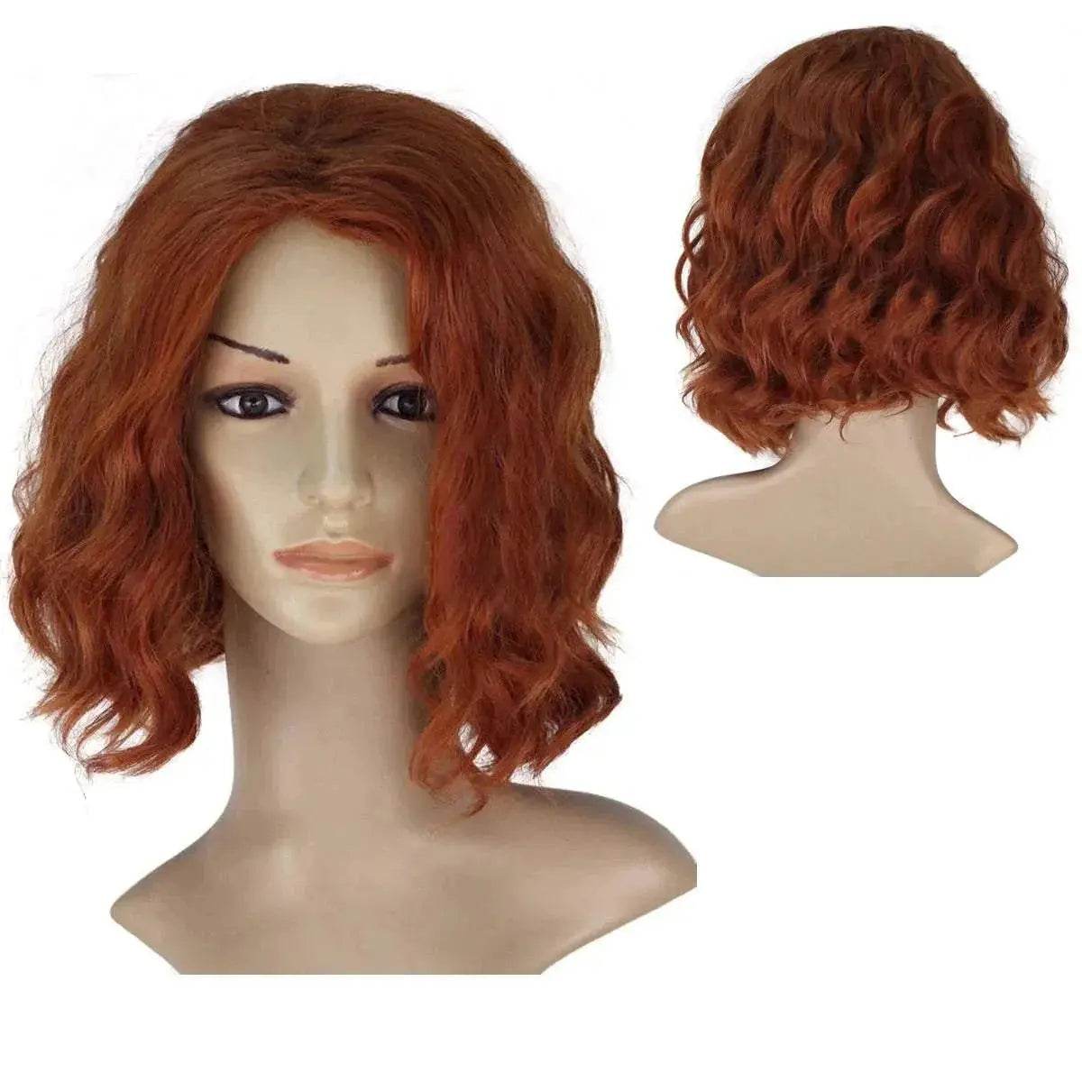 The Avengers Natasha Romanoff Black Widow Wig Short Cosplay - Ecosfun