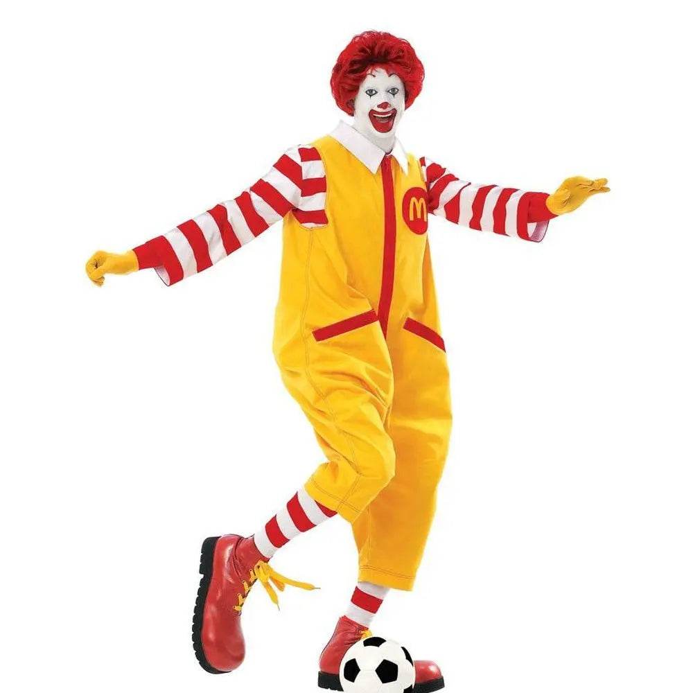 Uncle Ronald McDonald's Cos Costume Cosplay Uniform jumpsuits - Ecosfun
