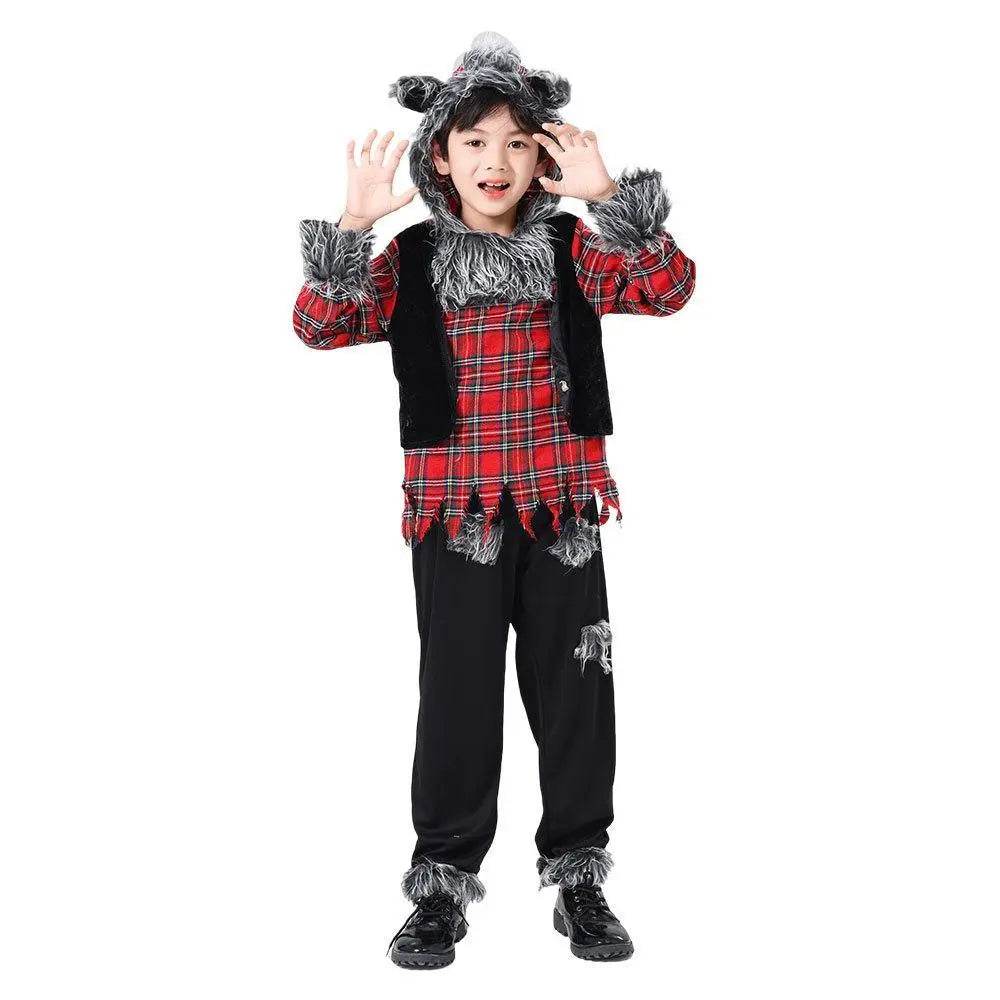 Werewolf Kid costume Halloween Child Cosplay Stage performance - Ecosfun