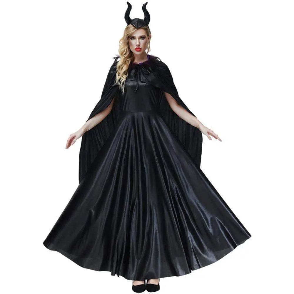 Women's Maleficent Dark Queen costume suit Cosplay Halloween Costumes for adult - Ecosfun
