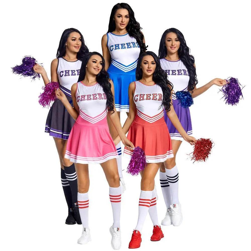 World Cup cheerleaders uniforms Costume football baby with socks - Ecosfun