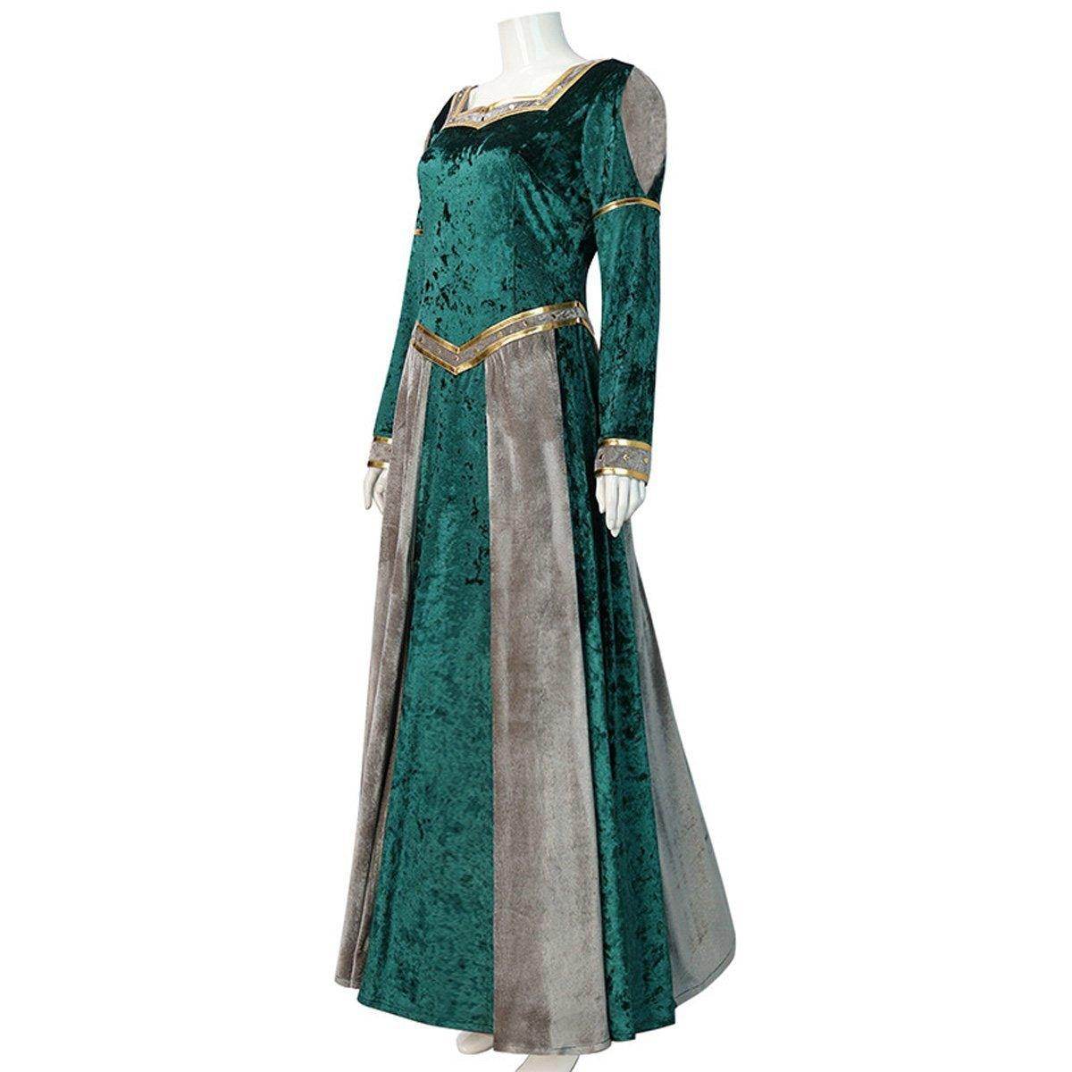 Anime Movie Shrek Princess Fiona Dress Halloween Carnival Suit Cosplay Costume For Adults - Ecosfun