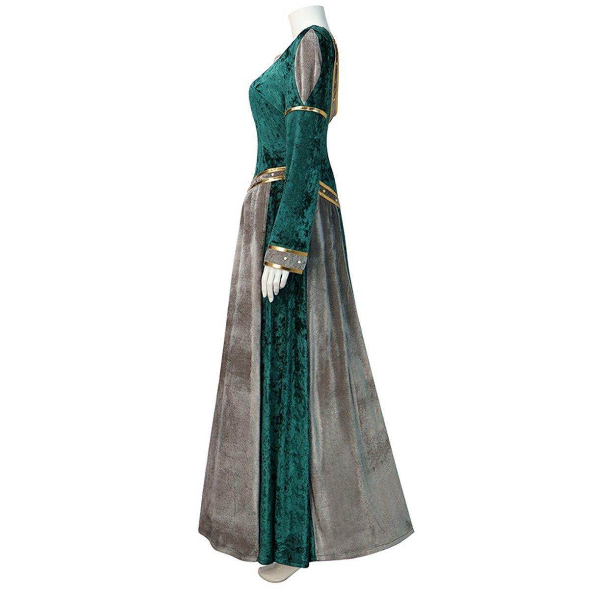 Anime Movie Shrek Princess Fiona Dress Halloween Carnival Suit Cosplay Costume For Adults - Ecosfun