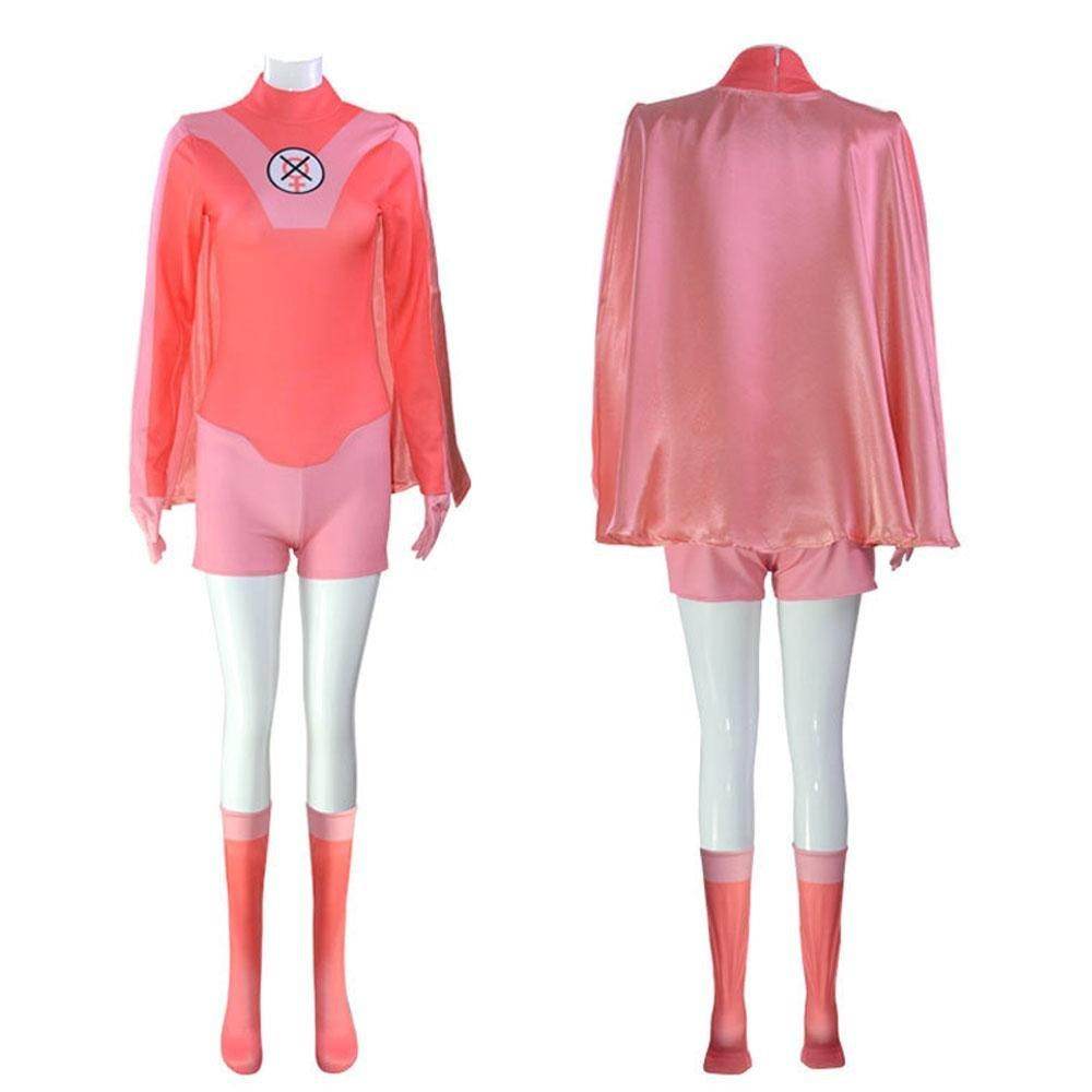 Atom Eve Invincible Costume Bodysuit Zentai Hero Cloak Cosplay - Ecosfun