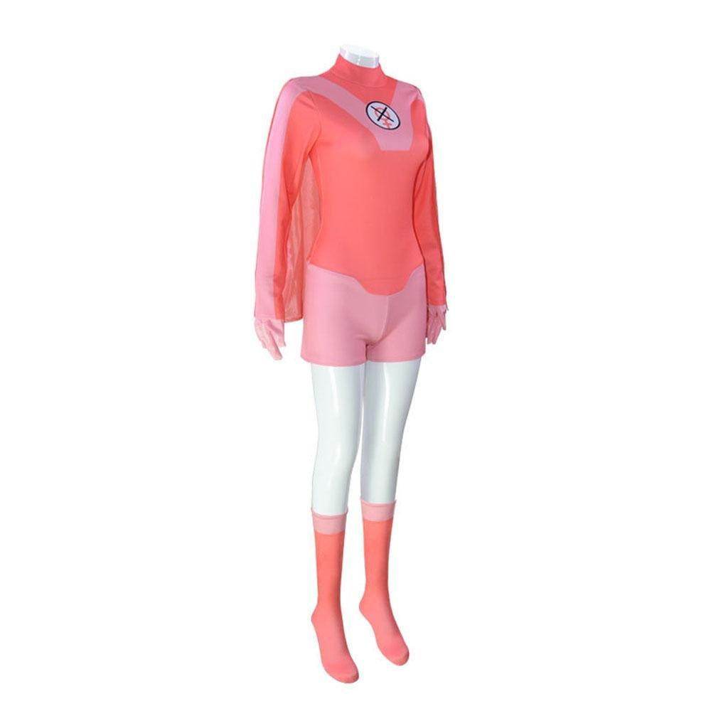 Atom Eve Invincible Costume Bodysuit Zentai Hero Cloak Cosplay - Ecosfun