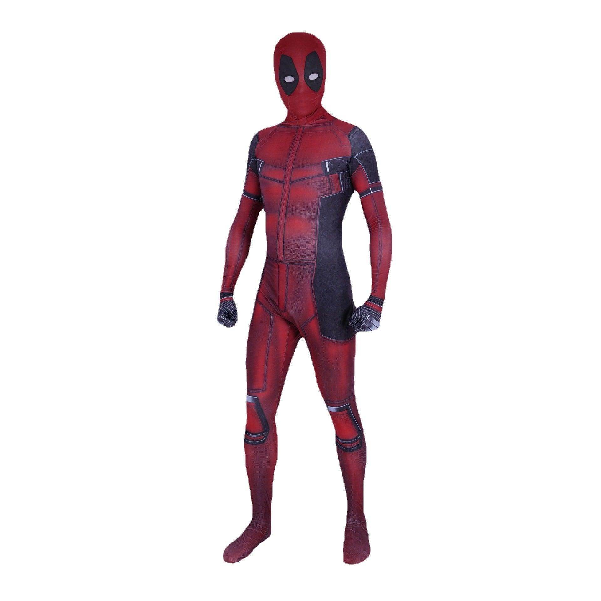 Deadpool Wade Wilson Cosplay Jumpsuit Adult And Kids Halloween Costume - Ecosfun