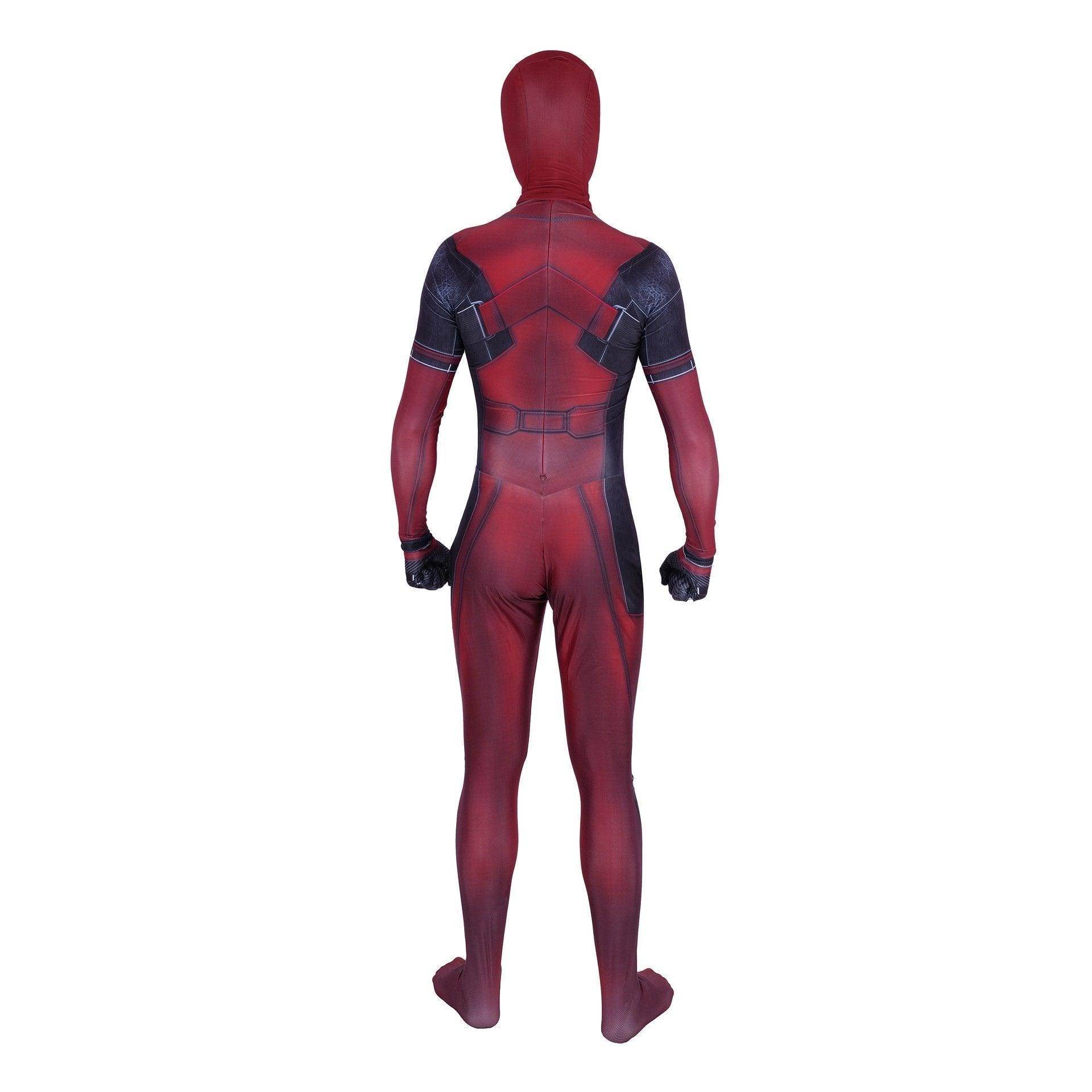 Deadpool Wade Wilson Cosplay Jumpsuit Adult And Kids Halloween Costume - Ecosfun