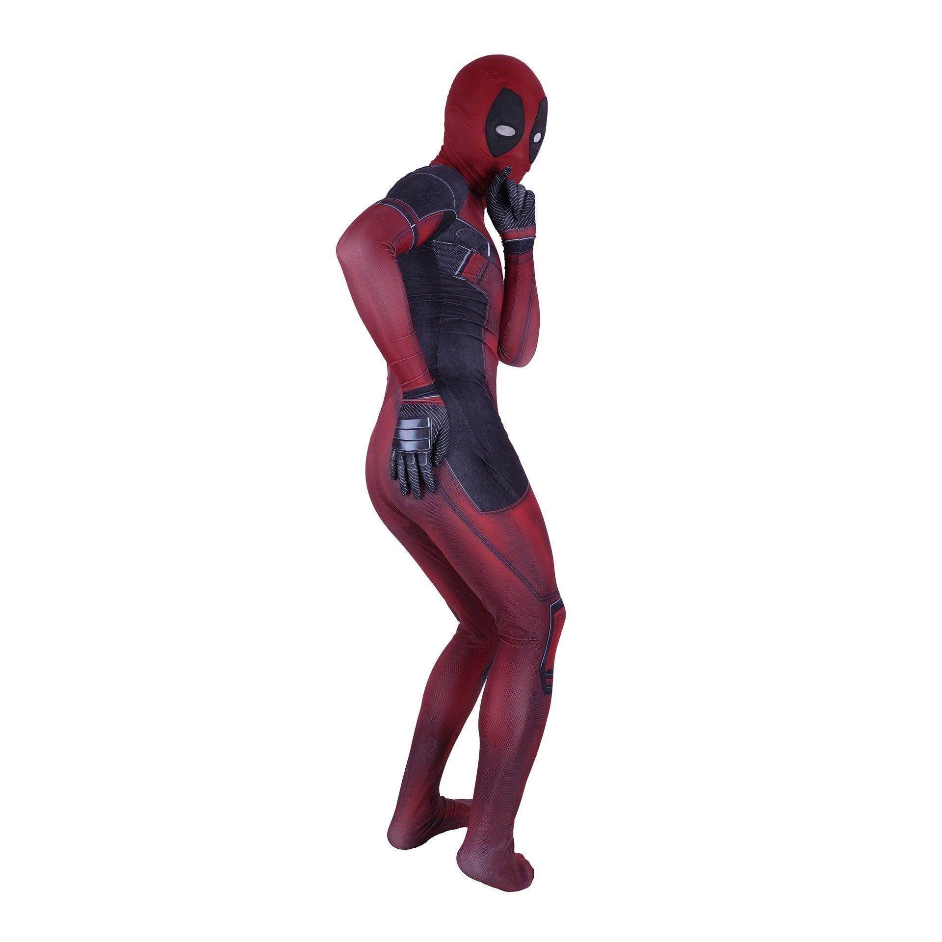 Deadpool Wade Wilson Cosplay Jumpsuit Adult And Kids Halloween Costume - Ecosfun