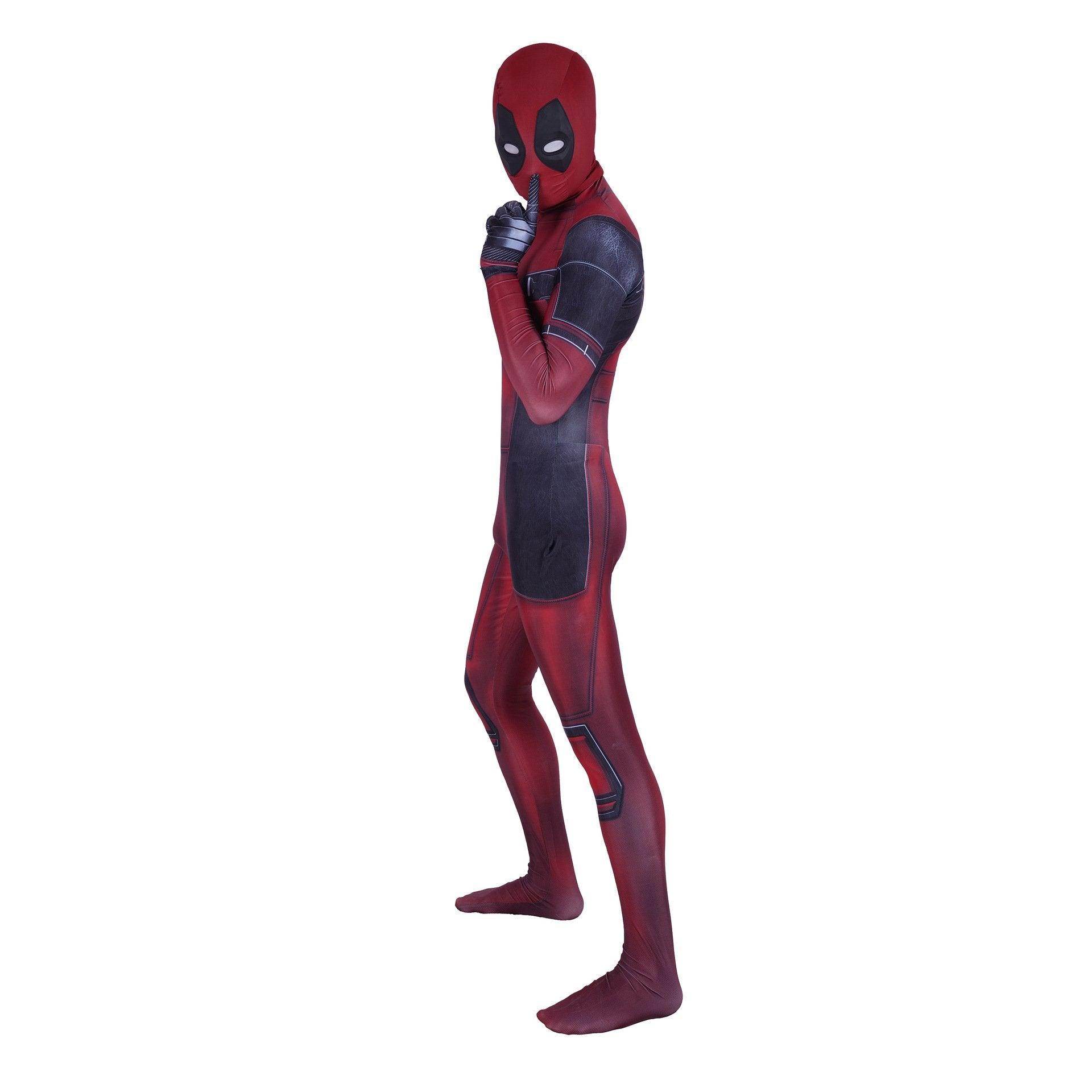 Deadpool Wade Wilson Cosplay Jumpsuit Adult And Kids Halloween Costume - Ecosfun