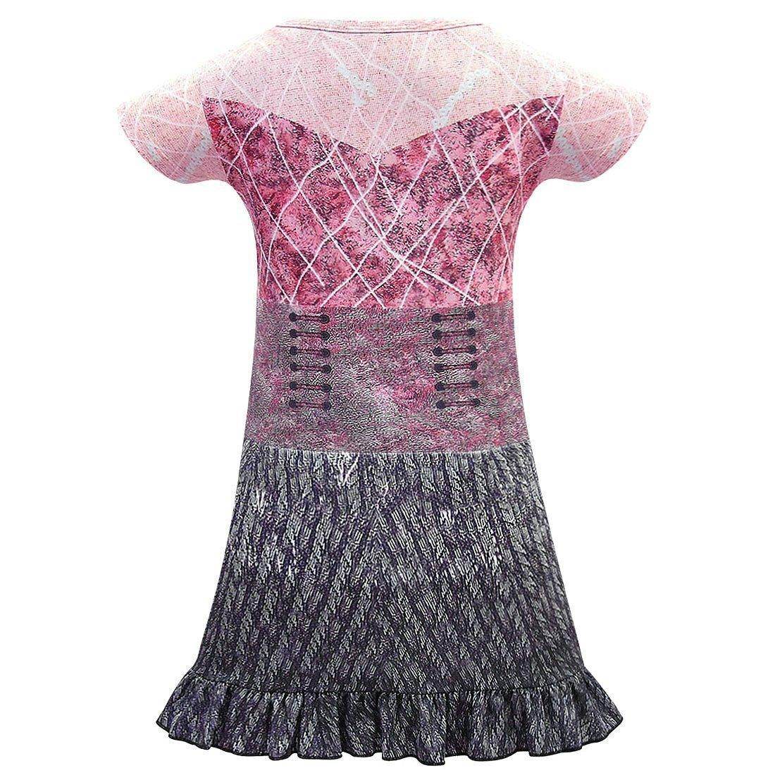 Descendants Audrey Cosplay Costume Short Sleeve Dress for Baby Girl - Ecosfun