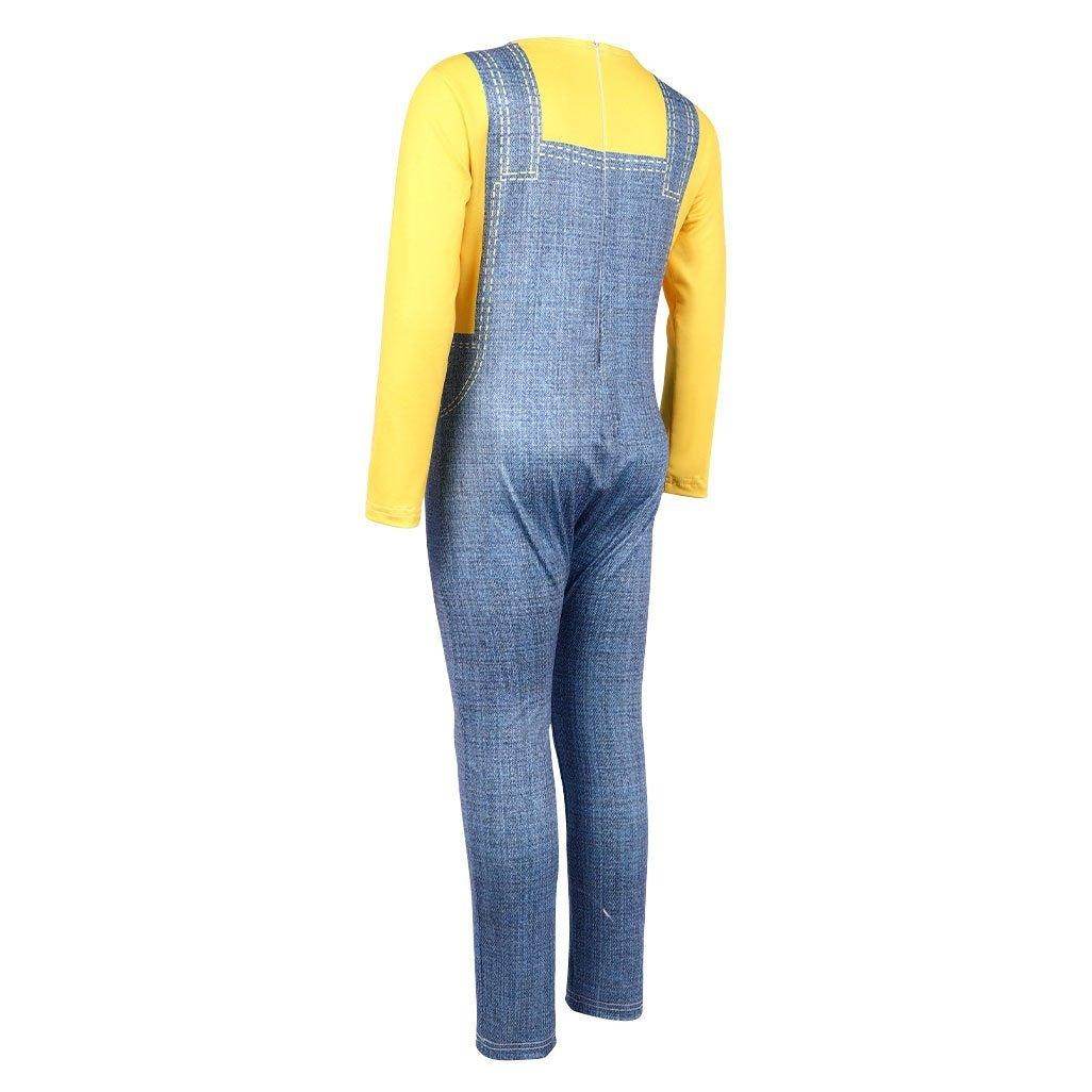 Despicable Me Minion Costume Cosplay Halloween Masquerade Party Halloween Full Set - Ecosfun