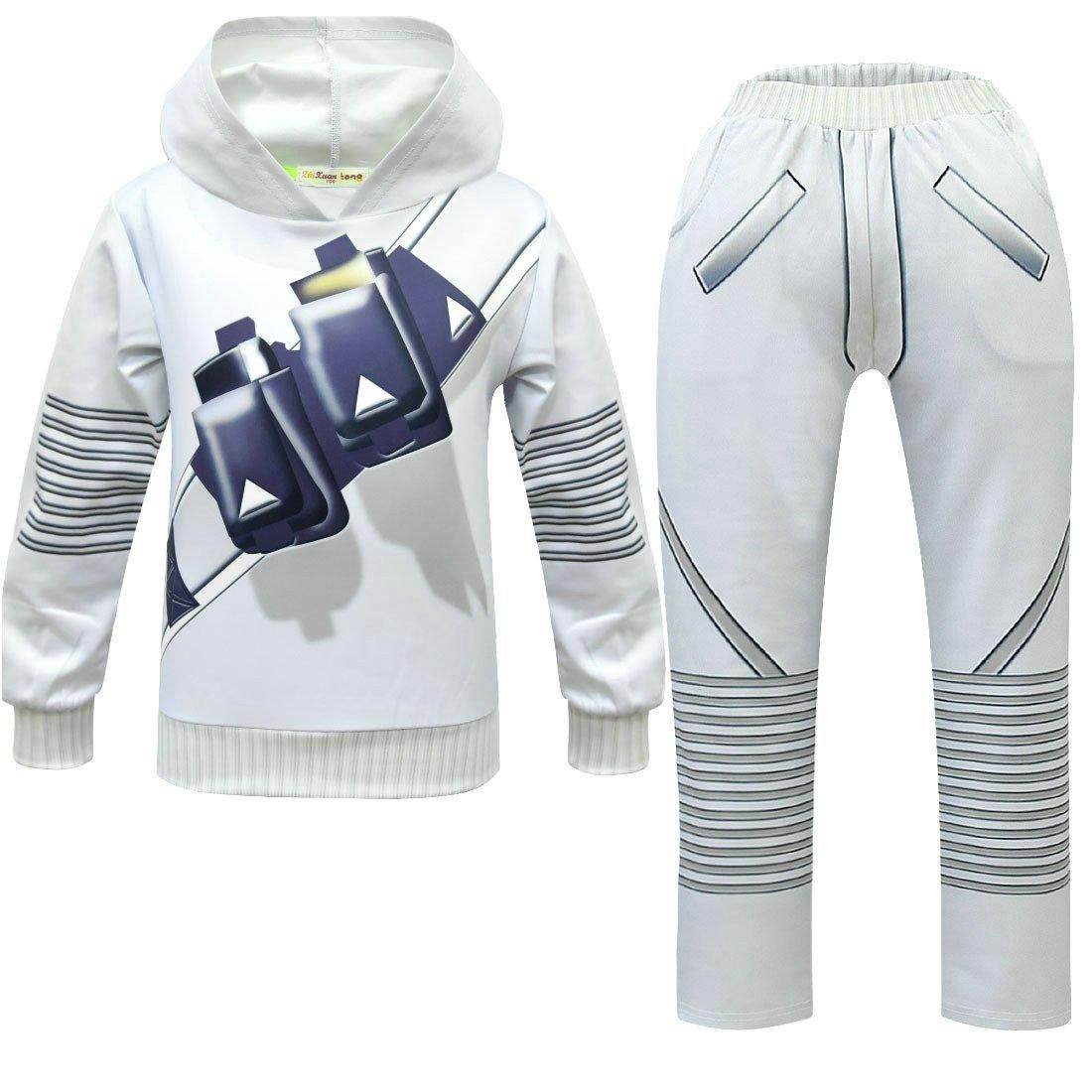 DJ Marshmello Chris Comstock Costume Top Pants Sets for Kids - Ecosfun