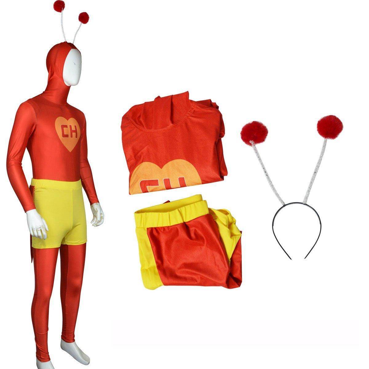 El Chapulín Colorado Cosplay Costume Chespirito4 The Red Grasshopper - Ecosfun