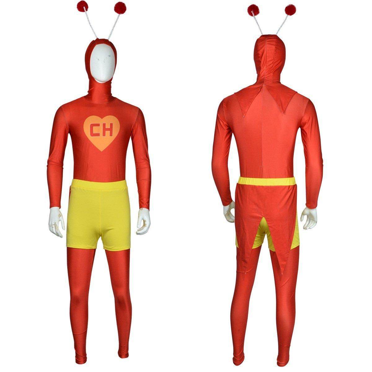 El Chapulín Colorado Cosplay Costume Chespirito4 The Red Grasshopper - Ecosfun