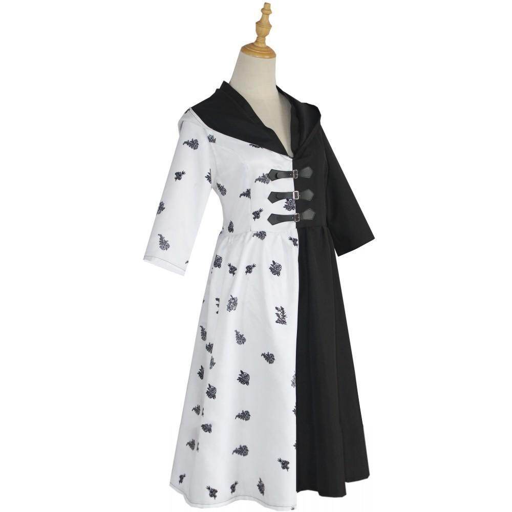Evil Madame Costume Cruella De Vil cosplay dress 101 Dalmatians - Ecosfun