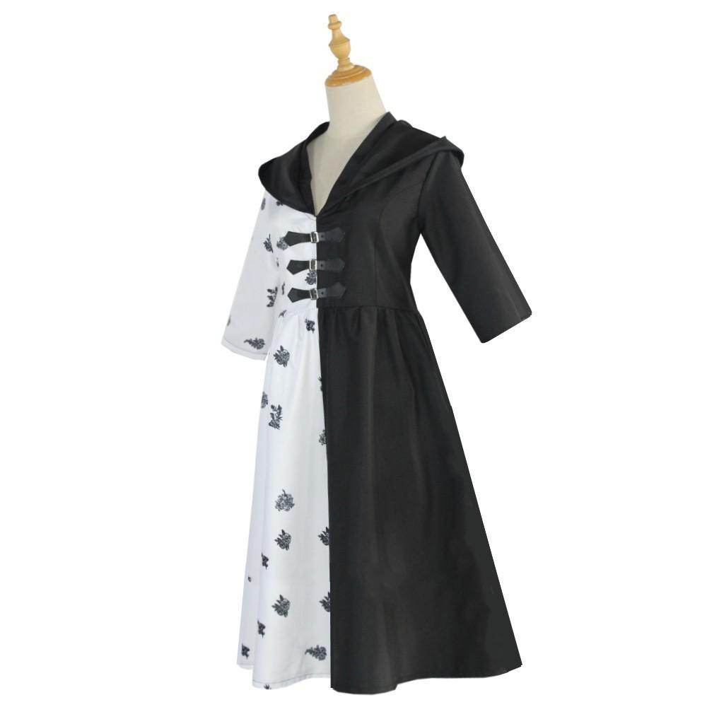 Evil Madame Costume Cruella De Vil cosplay dress 101 Dalmatians - Ecosfun