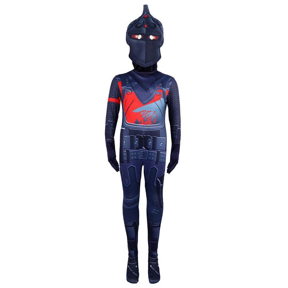 Fortnite Boy Black Knight Costume Jumpsuit for Kids - Ecosfun