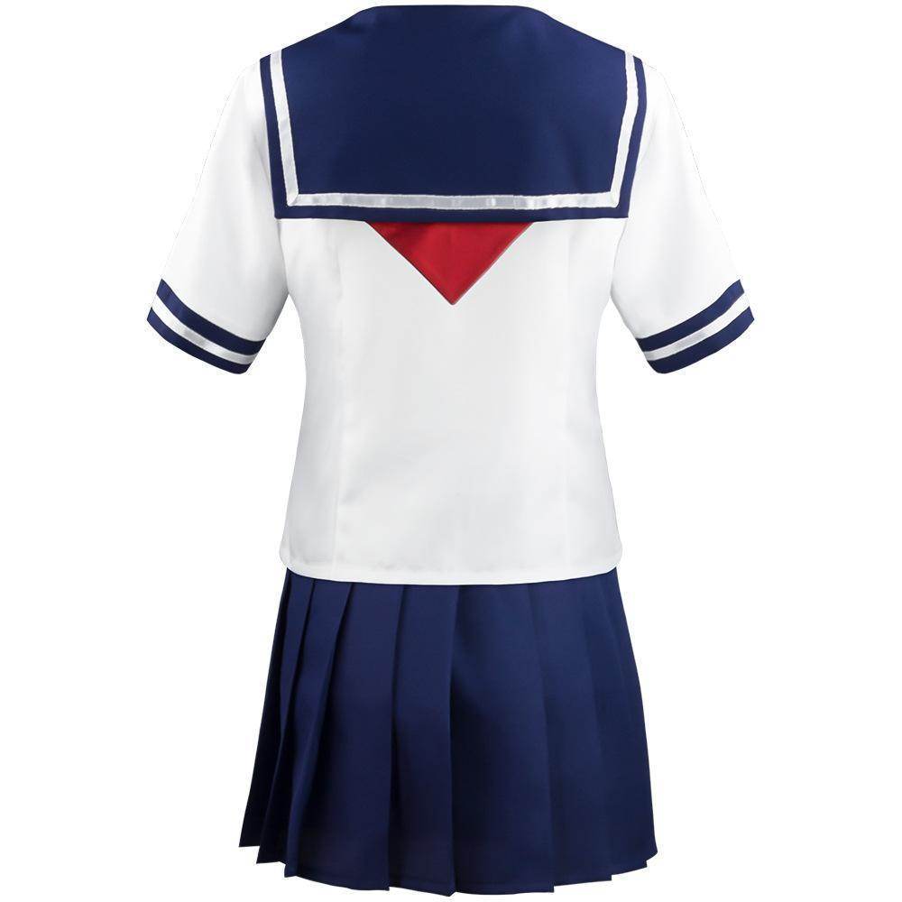 Game Yandere Simulator Cosplay Costume Uniform JK School Uniform Outfit Sailor Suit T-shirt Skirt for Women - Ecosfun