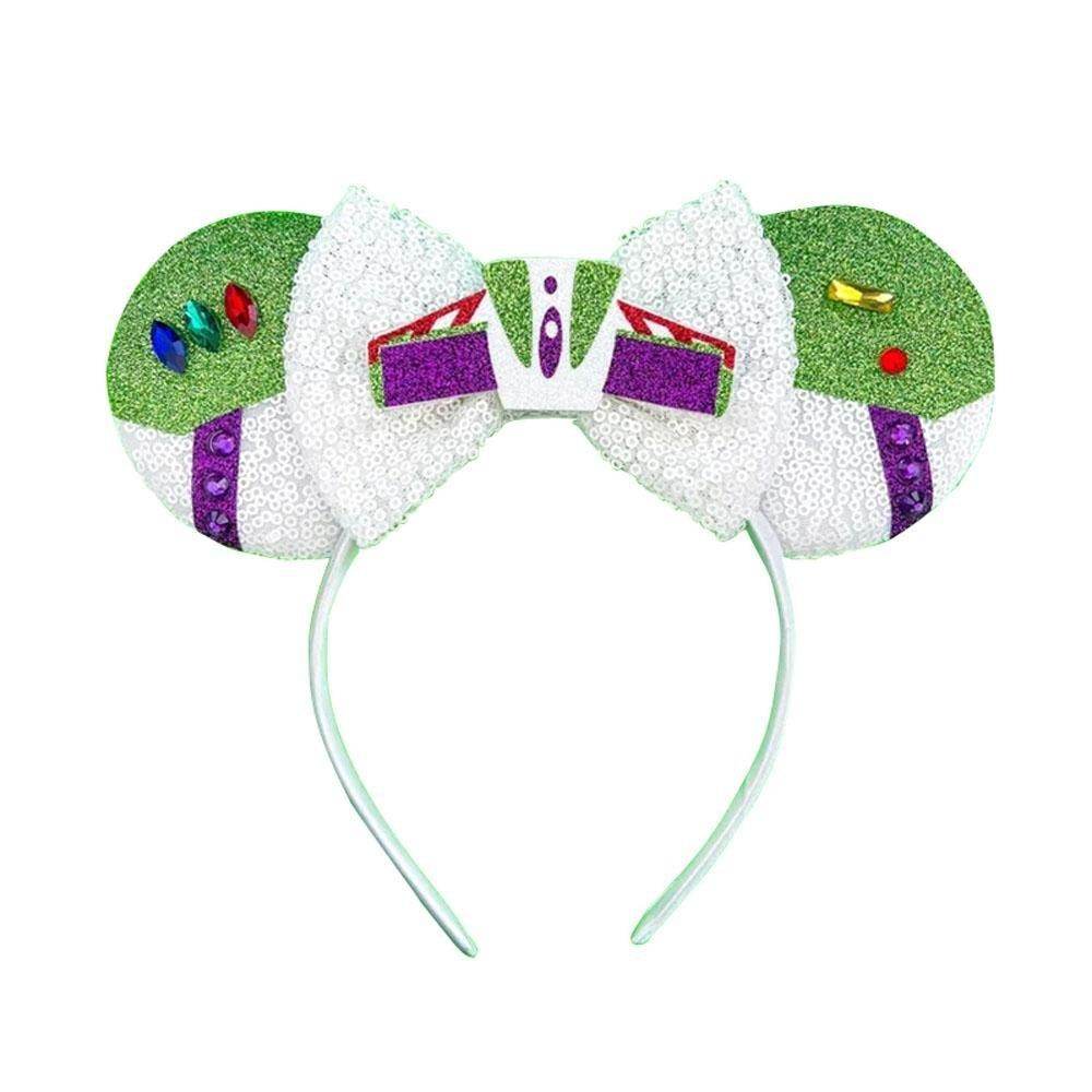 Girls' Buzz Lightyear Princess Dress Beaded Patchwork Party Gown - Ecosfun