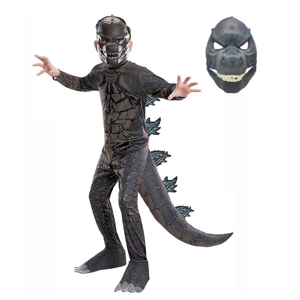 Halloween New Cosplay Fire Godzilla Kids Costume - Ecosfun