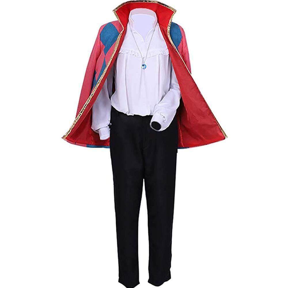 Howl Cosplay Costume Daily Anime Clothes Howl's Moving Castle Halloween Show Outfits for Adults - Ecosfun