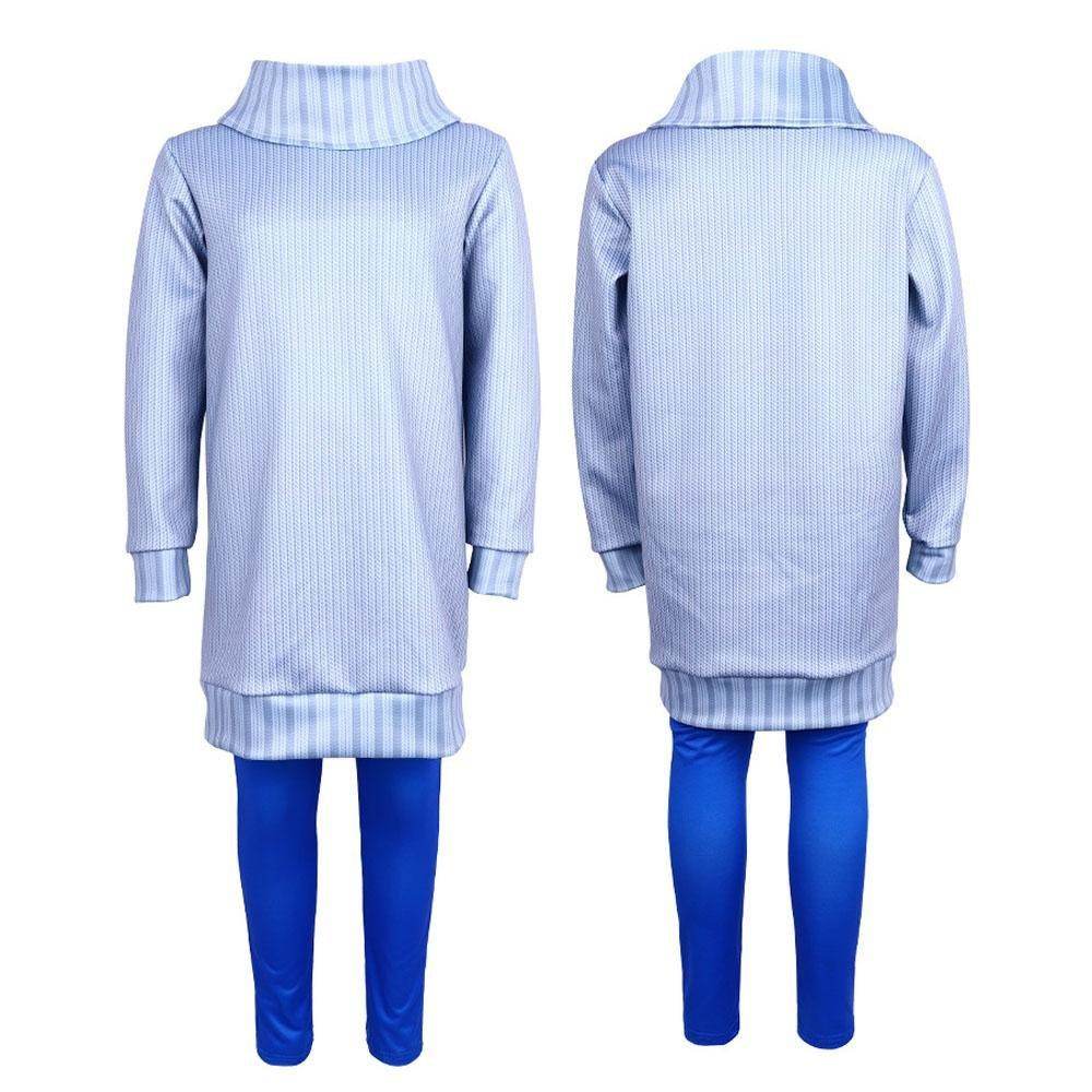 Inside Out 2 Sadness Costume Halloween Stage Performance Outfit for Kids and Adults - Ecosfun