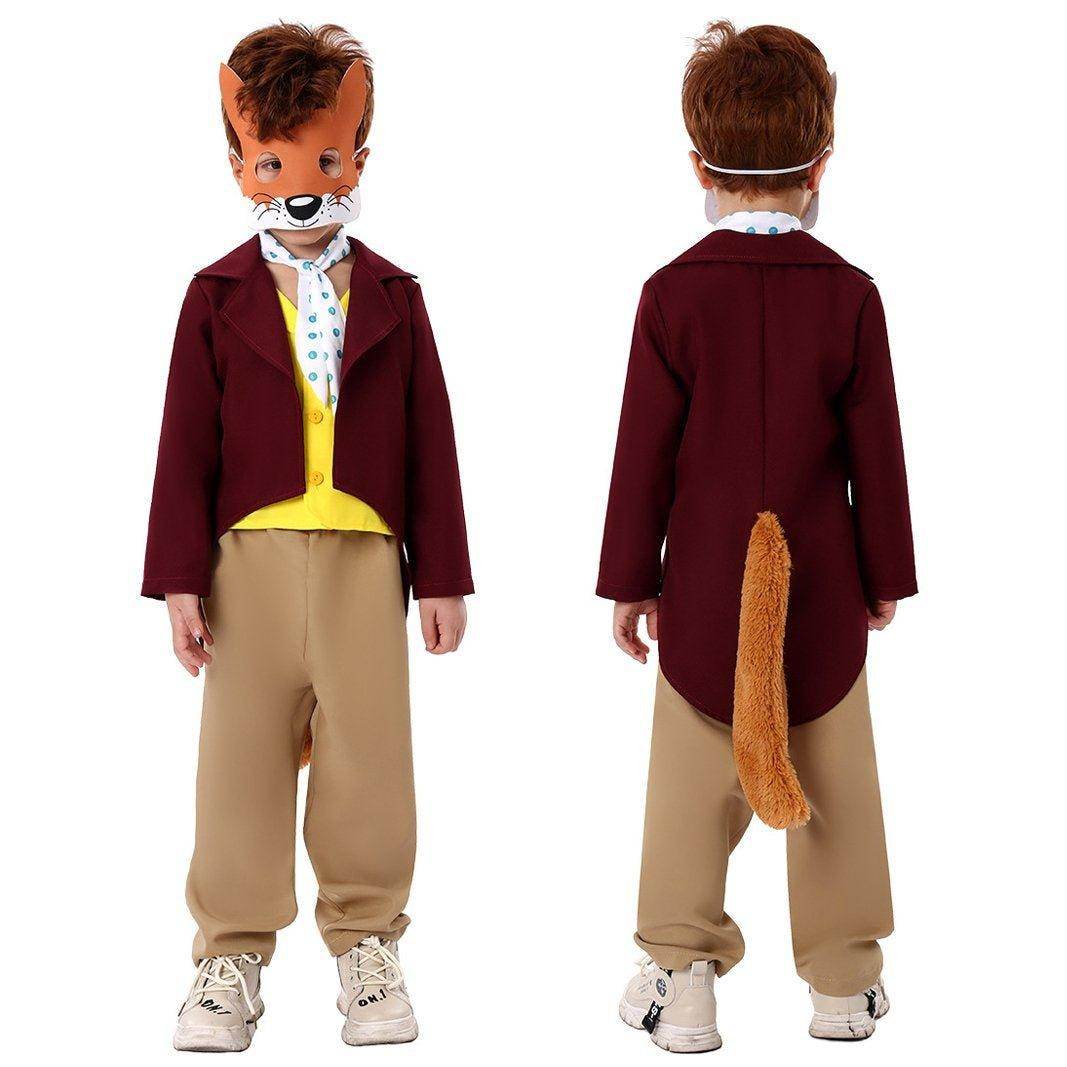 Kids Fantastic Mr. Fox Animal Halloween Cosplay Party Costumes - Ecosfun