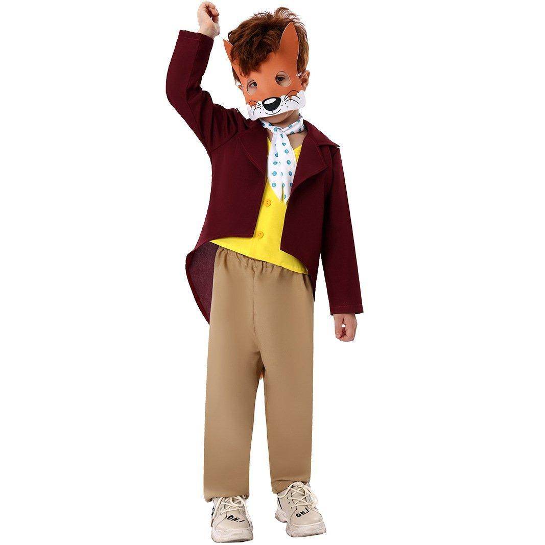 Kids Fantastic Mr. Fox Animal Halloween Cosplay Party Costumes - Ecosfun