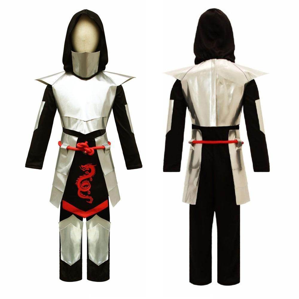 Kids Japanese Ninja Costume Halloween Performance Outfit - Ecosfun